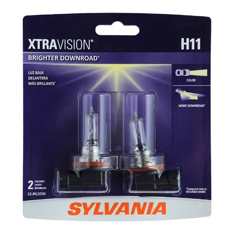 Sylvania H Xtravision Halogen Headlight Bulb Pack