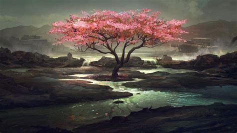 Pink Trees Wallpapers Wallpaper Cave