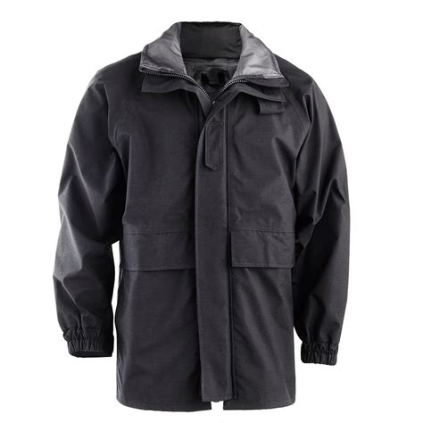 Us Navy Black Cold Weather Parka Jacket Cwp Gore Tex Waterproof Coat