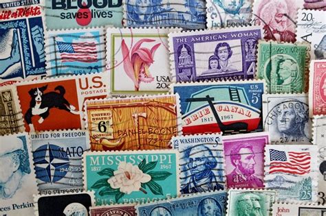 500 United States Postage Stamps 500 Bulk Stamp Collection Etsy