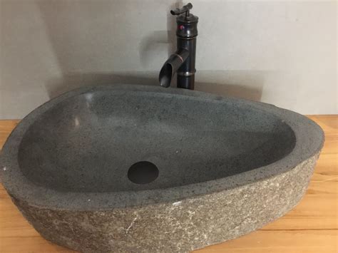 River Stone Vessel Sinks Bathroom Sink