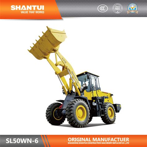 Shantui 5 Tons Sl50wn 6 Wheel Loader For Long Distance Heavy Load