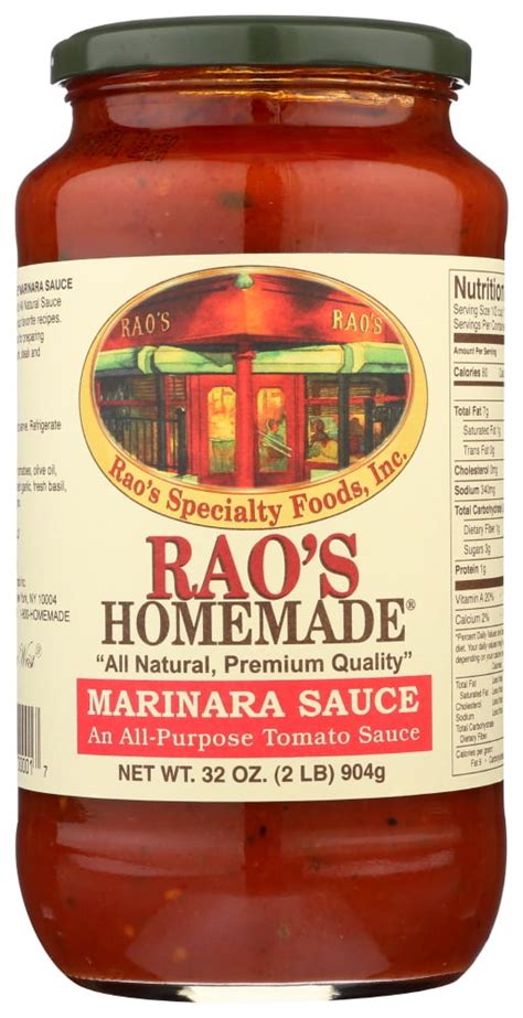 Raos Homemade Marinara Sauce 32 Oz