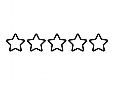 Star Rating Outline Svg Star Rating Outline Png Star Rating Etsy Hong