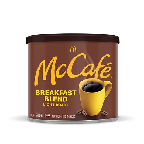 Mccafé Breakfast Blend Light Roast Ground Coffee 30 Oz Canister