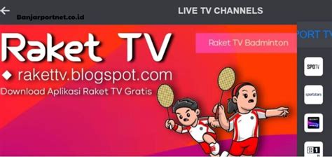 Raket Tv Apk Live Streaming Bola Dan Olahraga Terlengkap Gratis