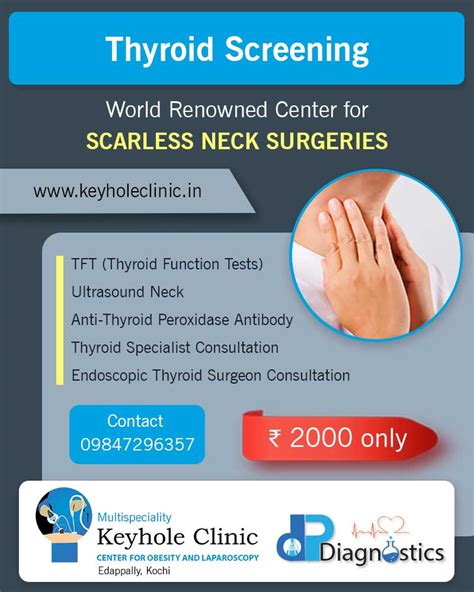 Thyroid Checkup Price Rs 2000 Keyhole Clinic Kochi