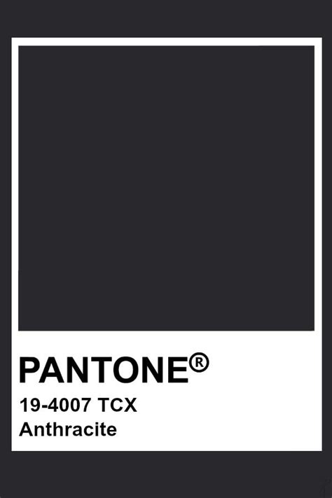 Pantone Anthracite Pantone Colour Palettes Pantone Palette Pantone