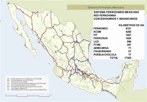 M Xico Lanza El Atlas Del Sistema Ferroviario