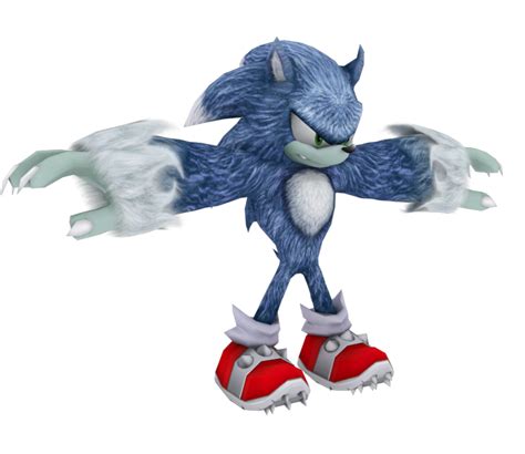 Wii Sonic Unleashed Sonic Werehog The Models Resource