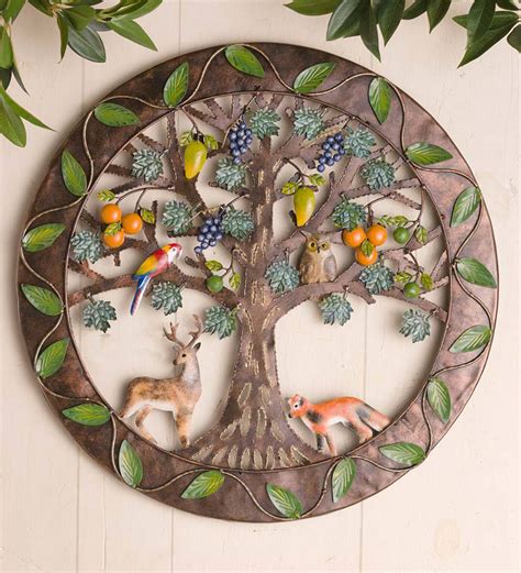 Our Lovely Eden Tree Metal Wall Art Captures The Tree Of Life Literally