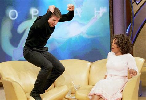 Tom Cruise Jumped On Oprahs Couch 10 Years Ago Relive The Omg Moment Tom Cruise Oprah Tom