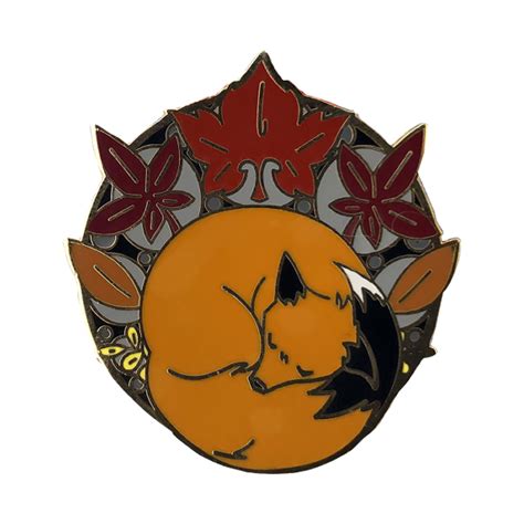 Fox Enamel Pin