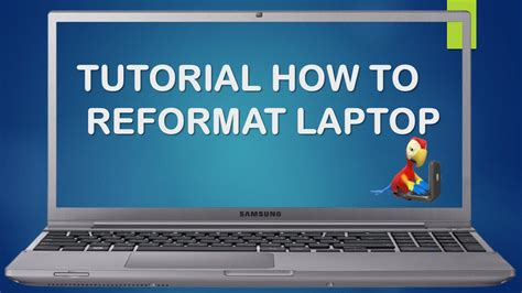 Make sure all essential files on your laptop hard drive are backed up on the back up storage medium. TUTORIAL HOW TO REFORMAT LAPTOP - YouTube