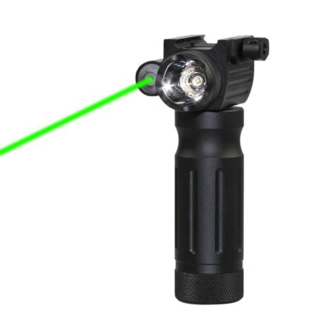 Spina Optics Tactical Green Dot Hand Grip Green Laser Flashlight