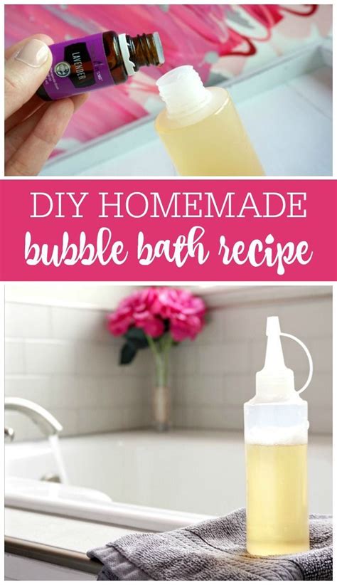 Diy Homemade Bubble Bath Recipe Lemon Peony Recipe Homemade