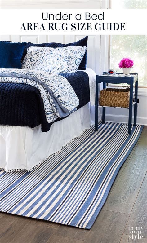 Typically, the bed is centered on one wall in the bedroom. Why I Almost Didn't Get a Bedroom Area Rug | Rug under bed ...