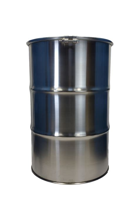New 55 Gallon Stainless Steel Barrel 316 Stainless 12 Mm