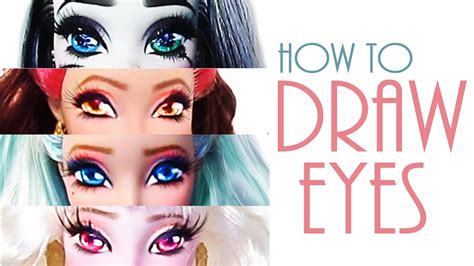 Eyes are the window to the soul and so many things can be said using only a quick look. How to Draw Eyes  FOR DOLL REPAINTS  - YouTube