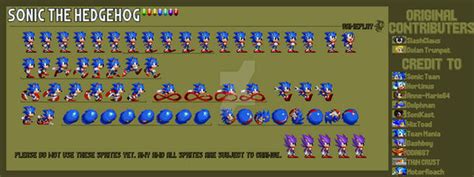 True Cd Sonic Sprite Sheet By Slashclaws271 On Deviantart