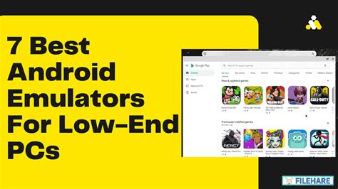 Top 7 Best Android Emulators For Low End Pcs Filehare Pc Emulator Vrogue