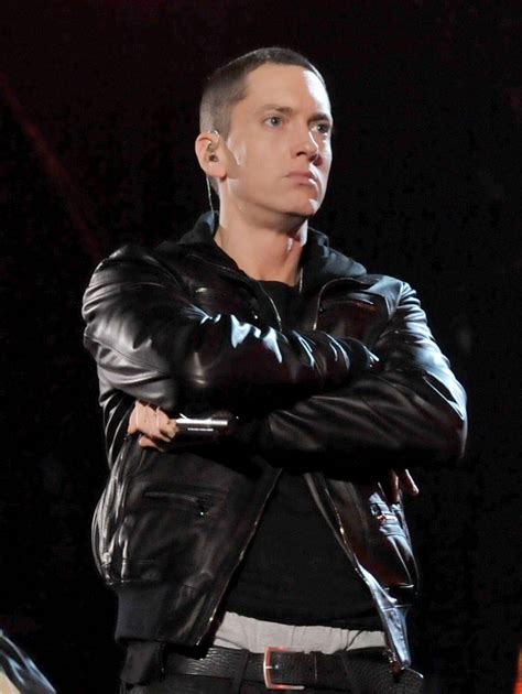 Eminem Has Dark Hair And A Beard — He Looks Totally Different