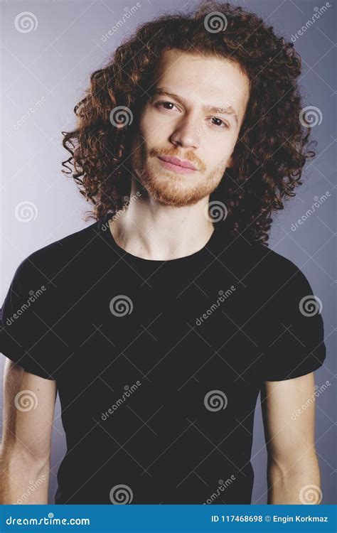 Young Ginger Man Studio Portrait Stock Photo Image Of Handsome