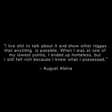 August Alsina Anything Is Possible Best Inspirational Quotes Lyrics