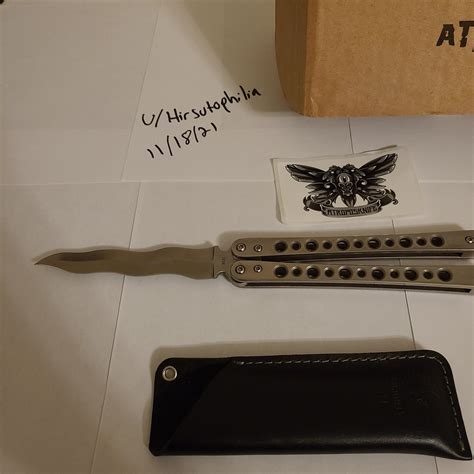 Wts New Price Drop Custom Atropos Kris Blade Balisong 1010 Condition 280 Obo Comes With