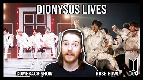 Bts Dionysus Live Reactions Pt Map Of The Soul Persona Lives