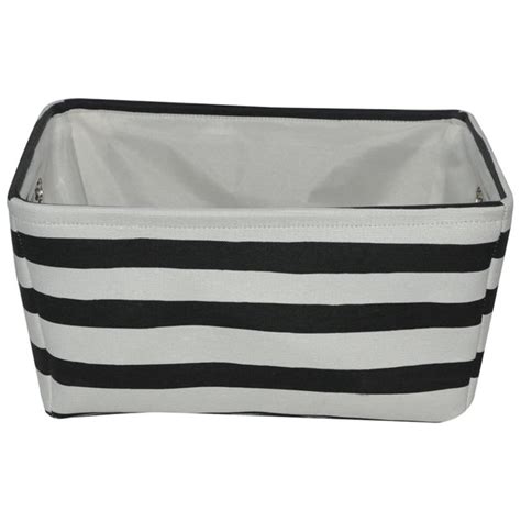 Mainstays Striped Canvas Basket 3 Pack Multiple Colors