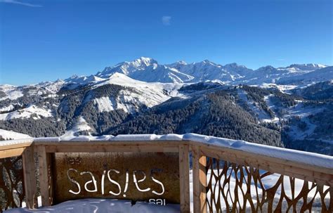 Les Saisies La Plateforme Du Balcon Sur Le Mont Blanc Sommet Du