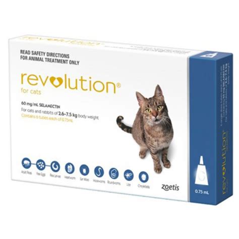 Revolution is a monthly topical medication designed for the treatment of parasites on cats. Revolution Cat (Blue) - Cats & Kittens