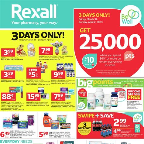 Rexall Weekly Flyer Weekly Savings On Mar 31 Apr 6