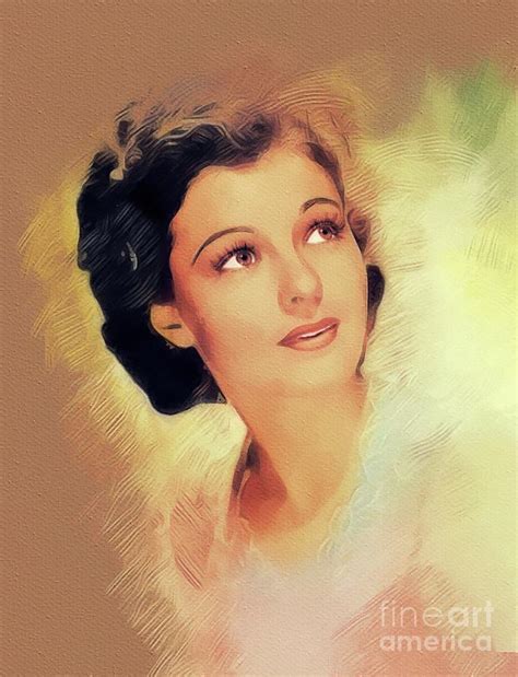 Ruth Hussey Vintage Actress Painting By Esoterica Art Agency Pixels