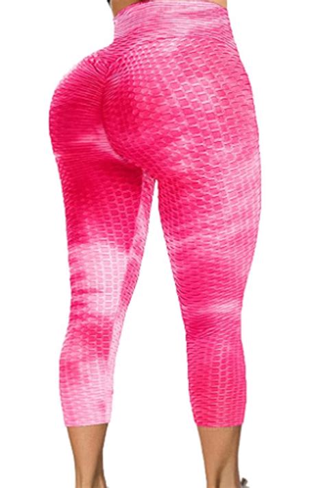 Fittoo Womens High Waist Ruched Butt Lifting Yoga Pants Tummy Control Stretchy Leggings Booty