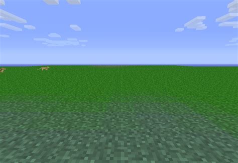 Flat Grass Map Minecraft Project