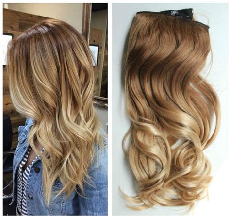 43 Best Images Long Blonde Wavy Hair Extensions Ponytail Clip In Hair