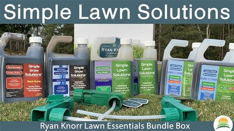 Unboxing Simple Lawn Solutions Ryan Knorr Lawn Essentials Bundle Box