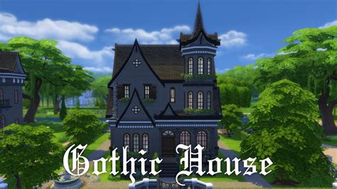 The Sims 4 House Building Gothic House Youtube