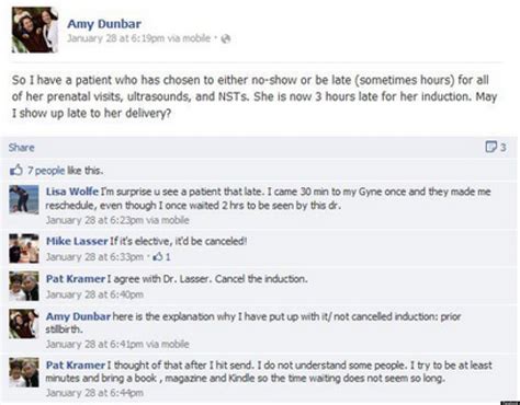 Amy Dunbar Ob Gyn In Hot Water After Posting Comment About Patient On