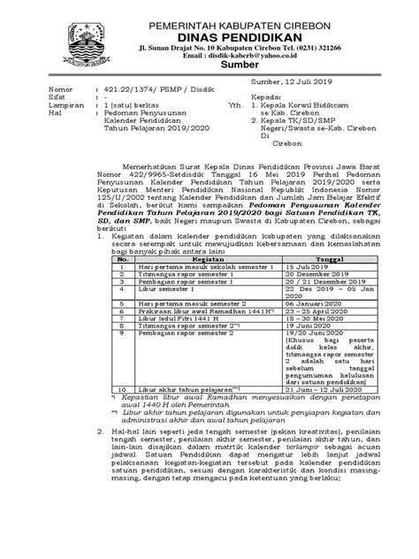 Oleh karena itu tak ada salahnya anda mempelajari contoh surat penawaran barang sejak sekarang. Kop Surat Dinas Pendidikan Kota Cirebon - Contoh Kop Surat