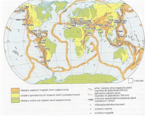 Na Mapie Pokazano Płyty Litosfery - Które miejsca na ziemi są zagrożone trzęsieniami i wybuchami wulkanów