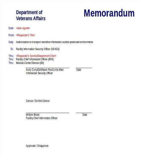 Memo For Record Format Army