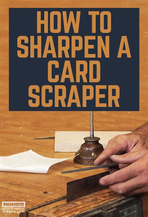 You can also make one for next to nothing, if you have an old saw blade that's suitable. How to Sharpen a Card Scraper Video | Woodworking Techniques | Woodworking tools for beginners ...
