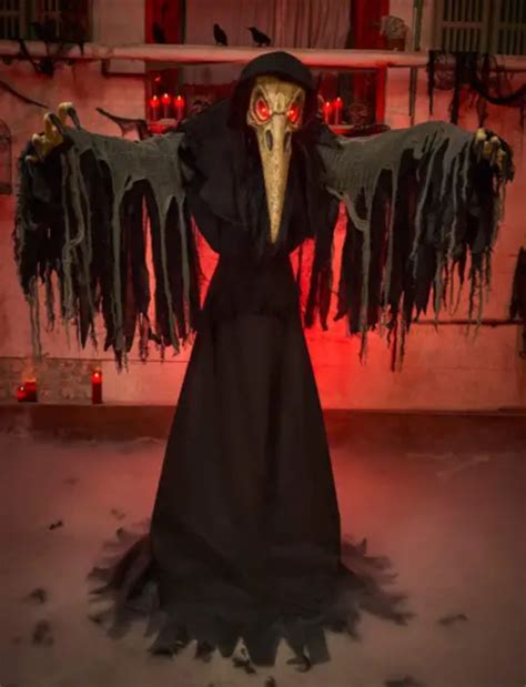 Lord Raven Animatronic 6 Ft Bird Spirit Halloween Scary Spooky Fun