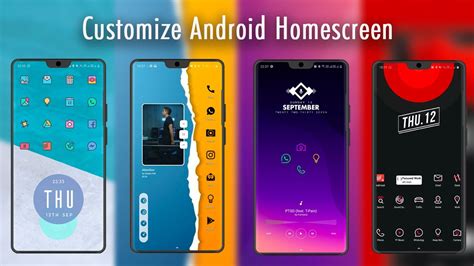5 Beautiful Android Homescreen Setups Sept 2019 Youtube