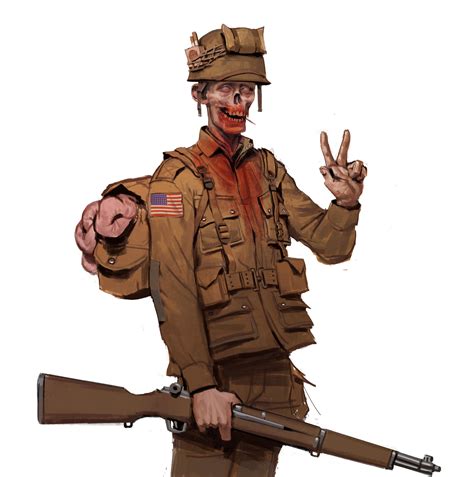 Zombie Soldier Rdrawing