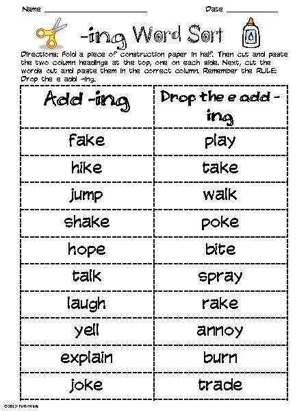 14 Suffix Ing Worksheets