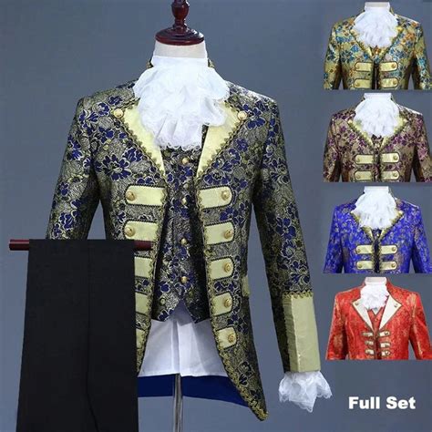 Deluxe Victorian King Prince Costume For Adult Men Top Vest Etsy